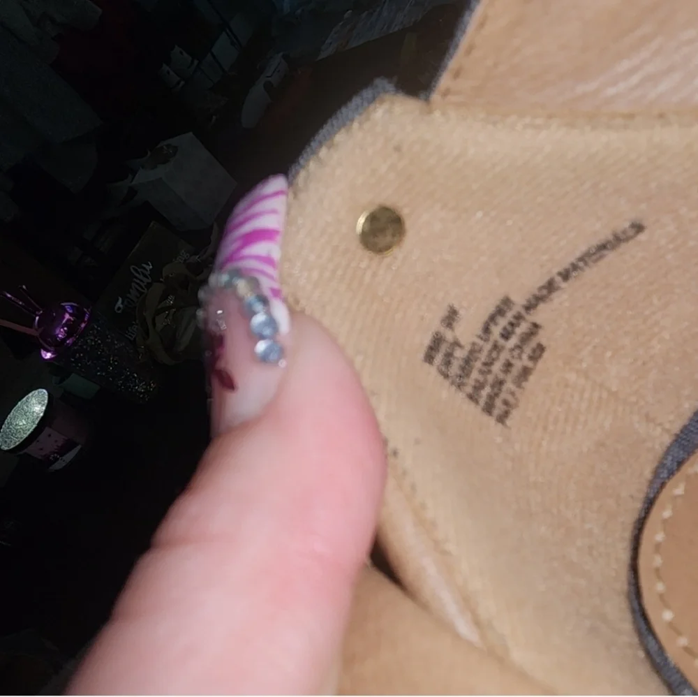 Report size 9 denim wedge sandal
